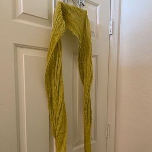 Chartreuse scarf